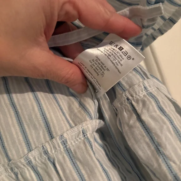 Sezane Blue and White Striped Blouse - Picture 5 of 8